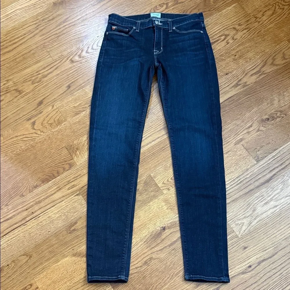 Hudson Jeans Women's Skinny Jeans - Dark Blue - Picture 1 of 9